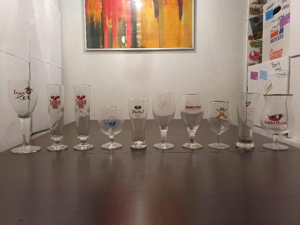 Bierglazen, Verzamelen, Ophalen, Zo goed als nieuw, Bierglas