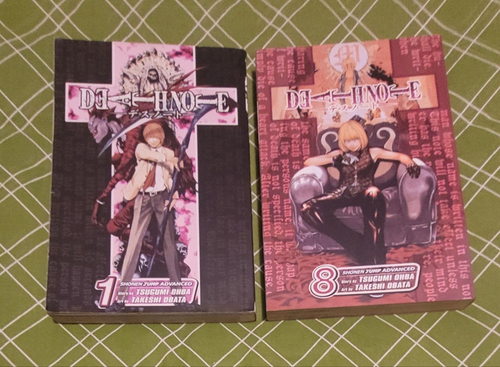 Manga's Death Note vol. 1 en 8, Boeken, Strips | Comics, Gelezen, Ophalen of Verzenden, Japan (Manga), Tsugumi Ohba, Takeshi Obata