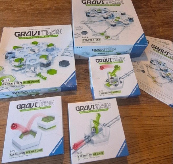 Mooie grote set gravitrax met verschillende uitbreidingen., Ophalen of Verzenden, Gebruikt, Overige merken