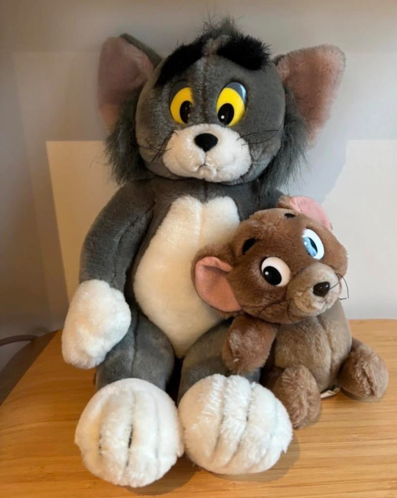 Tom & Jerry knuffels met dvd!, Ophalen of Verzenden, Gebruikt, Overige typen