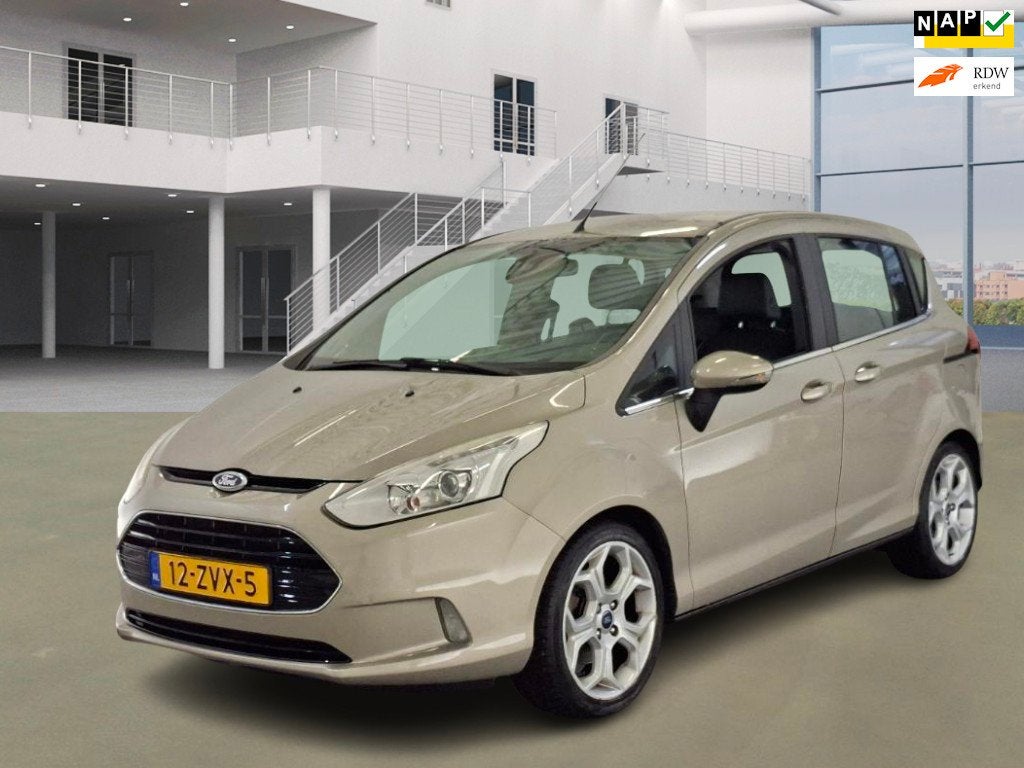 Ford B-Max 1.0 EcoBoost Titanium|APK10-07-2027, Euro 5, 101 pk, Gebruikt, 750 kg
