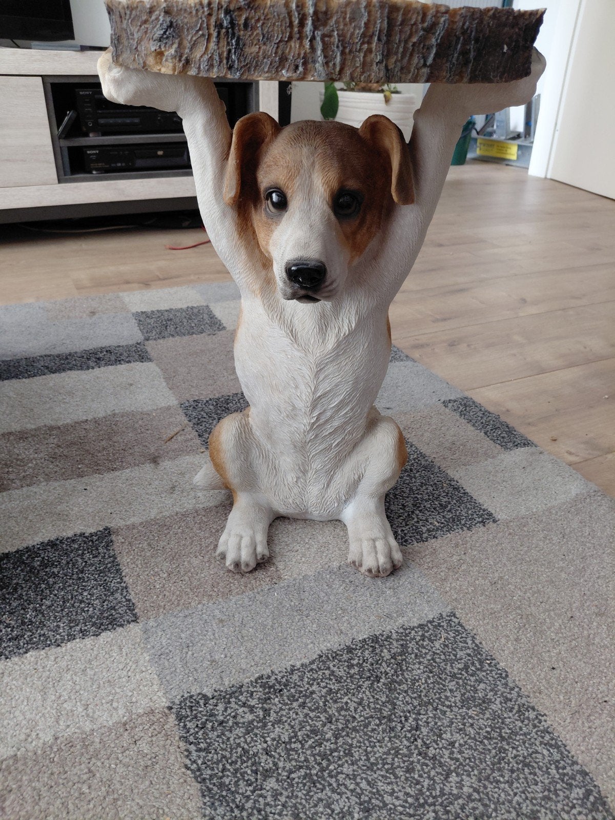 bijzet tafel hond kare, Ophalen, Zo goed als nieuw, Rond, Minder dan 55 cm