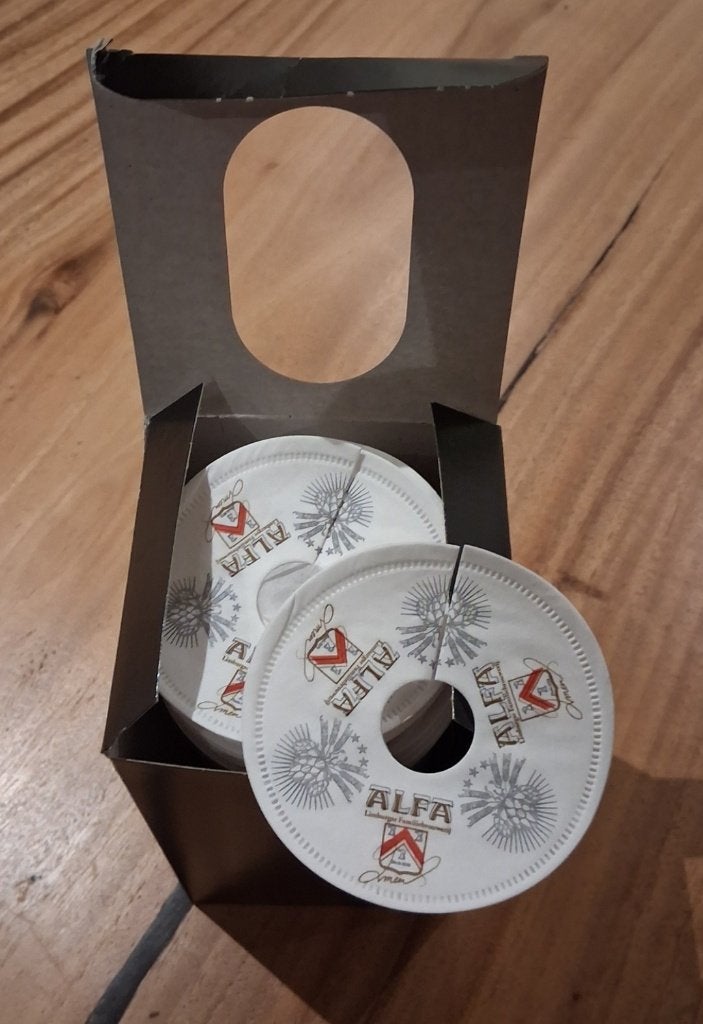 Alfa bier druppelvangers nieuw in de doos, Verzamelen, Ophalen of Verzenden, Nieuw, Overige typen, Overige merken