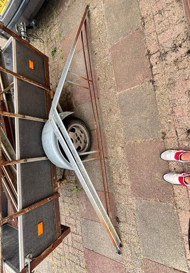 2x ijzeren spanten, Ophalen, Gebruikt, Overige typen, 2 tot 5 meter