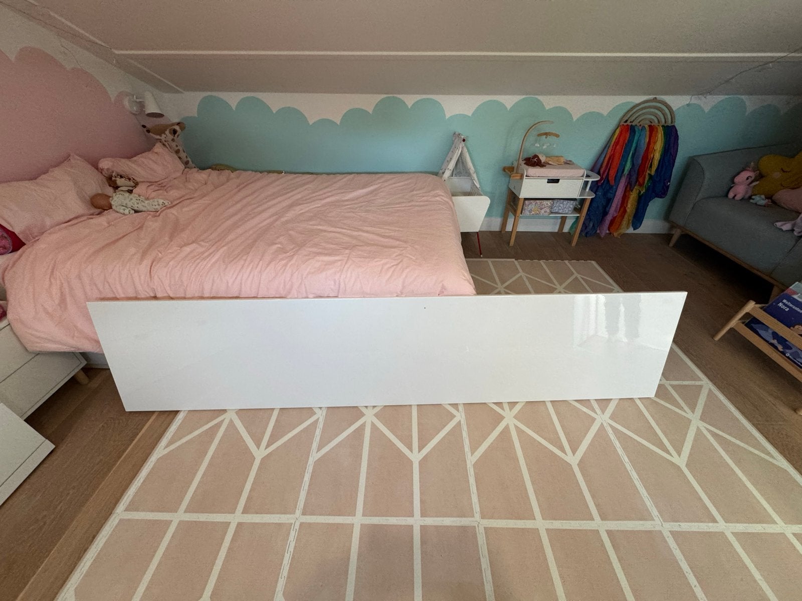 IKEA FARDAL hoogglans witte deur 50x229 cm, Ophalen, Kunststof, 200 cm of meer, 50 tot 100 cm