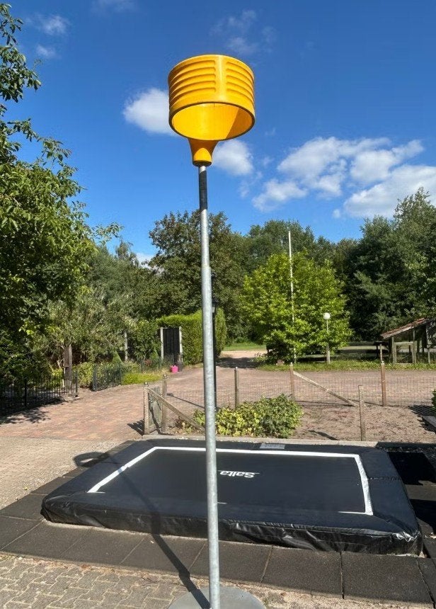 Korfbalpaal compleet met kunststof korf en voet, Ophalen, Korf of Paal