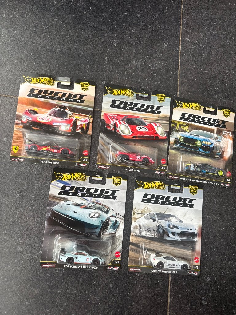 Hot wheels circuit legends set, Ophalen of Verzenden, Zo goed als nieuw