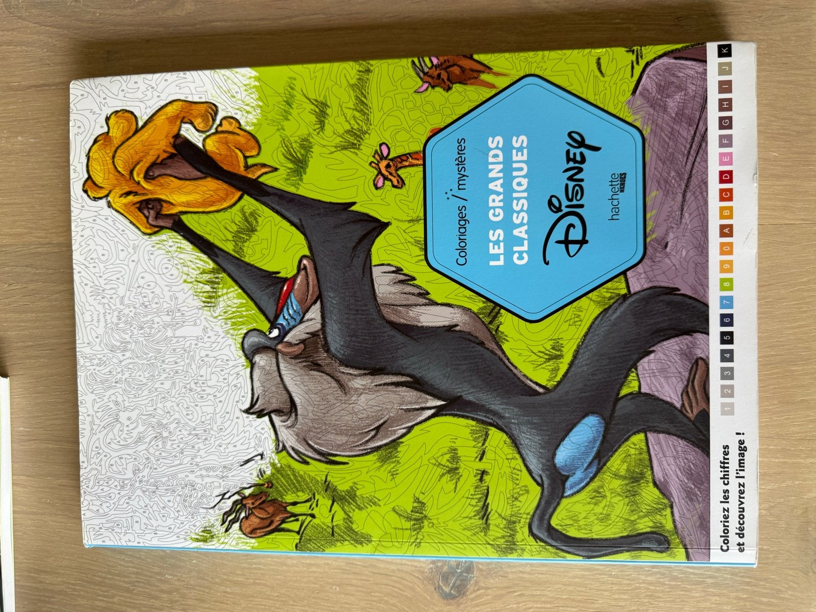 Disney Kleurboek: Les Grands Classiques - Kleuren op Nummer, Ophalen of Verzenden, Zo goed als nieuw, Boek of Gids
