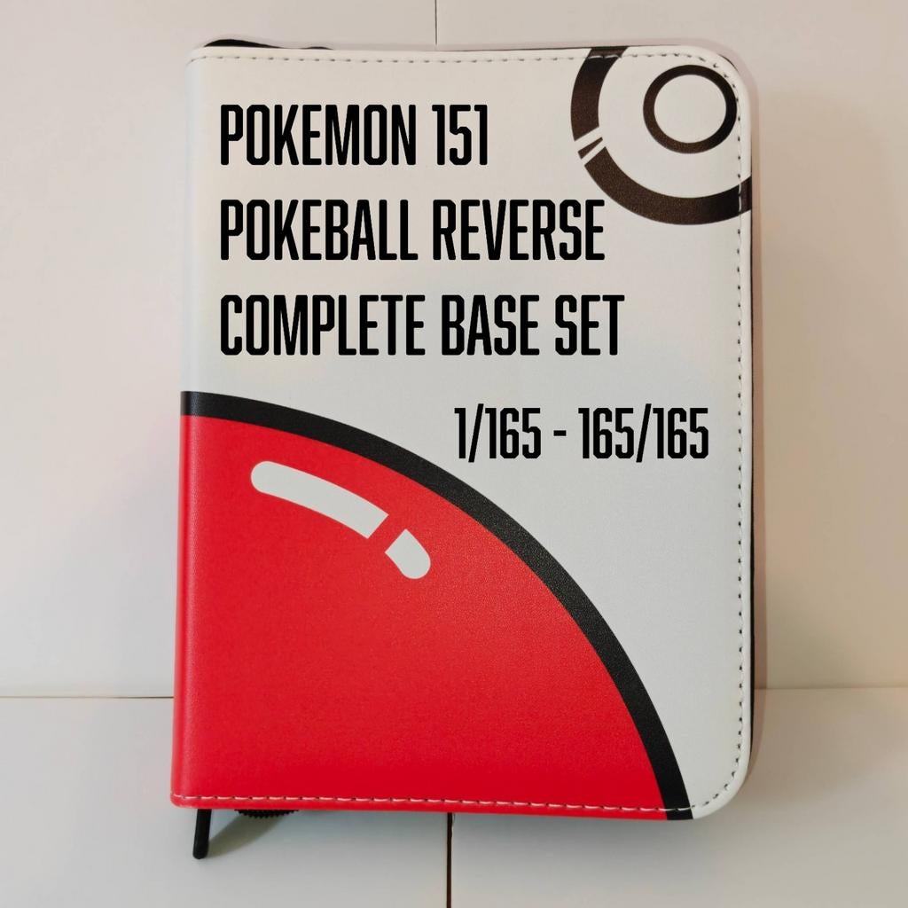 Pokémon 151 Japan Pokéball Reverse complete base Set 165/165, Hobby en Vrije tijd, Verzamelkaartspellen | Pokémon, Ophalen of Verzenden