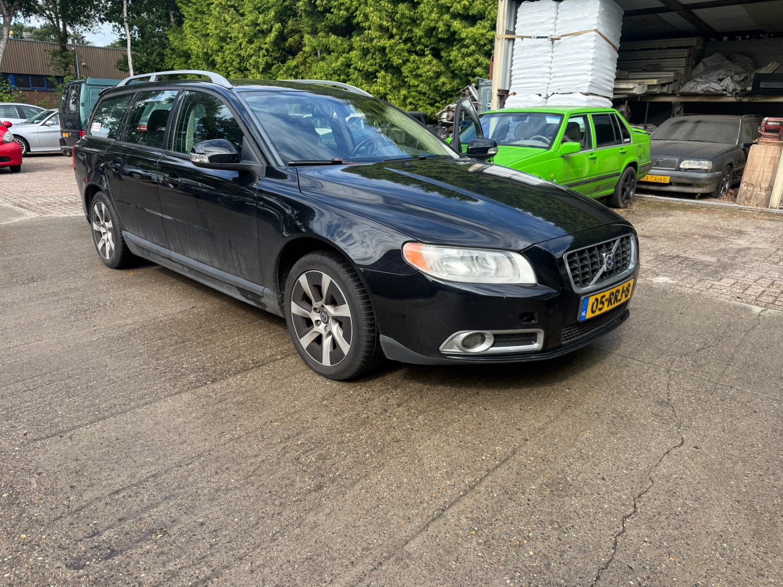 Volvo V70 3.2 Geartronic 2007 Zwart, 238 pk, 1800 kg, Zwart, Leder en Stof