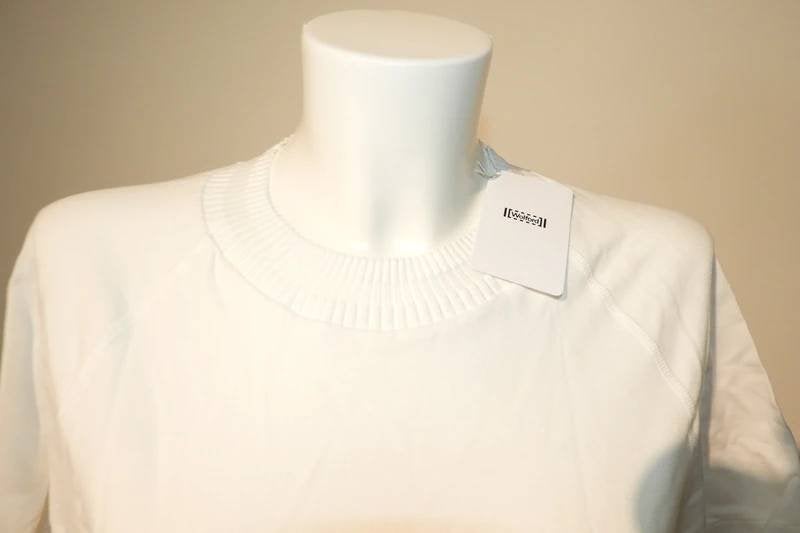 Wolford nieuwe witte body halslijn met voile rand Nieuw S/M, Verzenden, Wit, Nieuw, Wolford