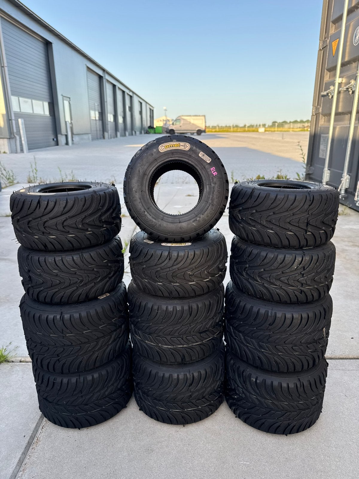 Komet K1W regen banden zo goed als nieuw., Sport en Fitness, Karting, Ophalen of Verzenden, Zo goed als nieuw
