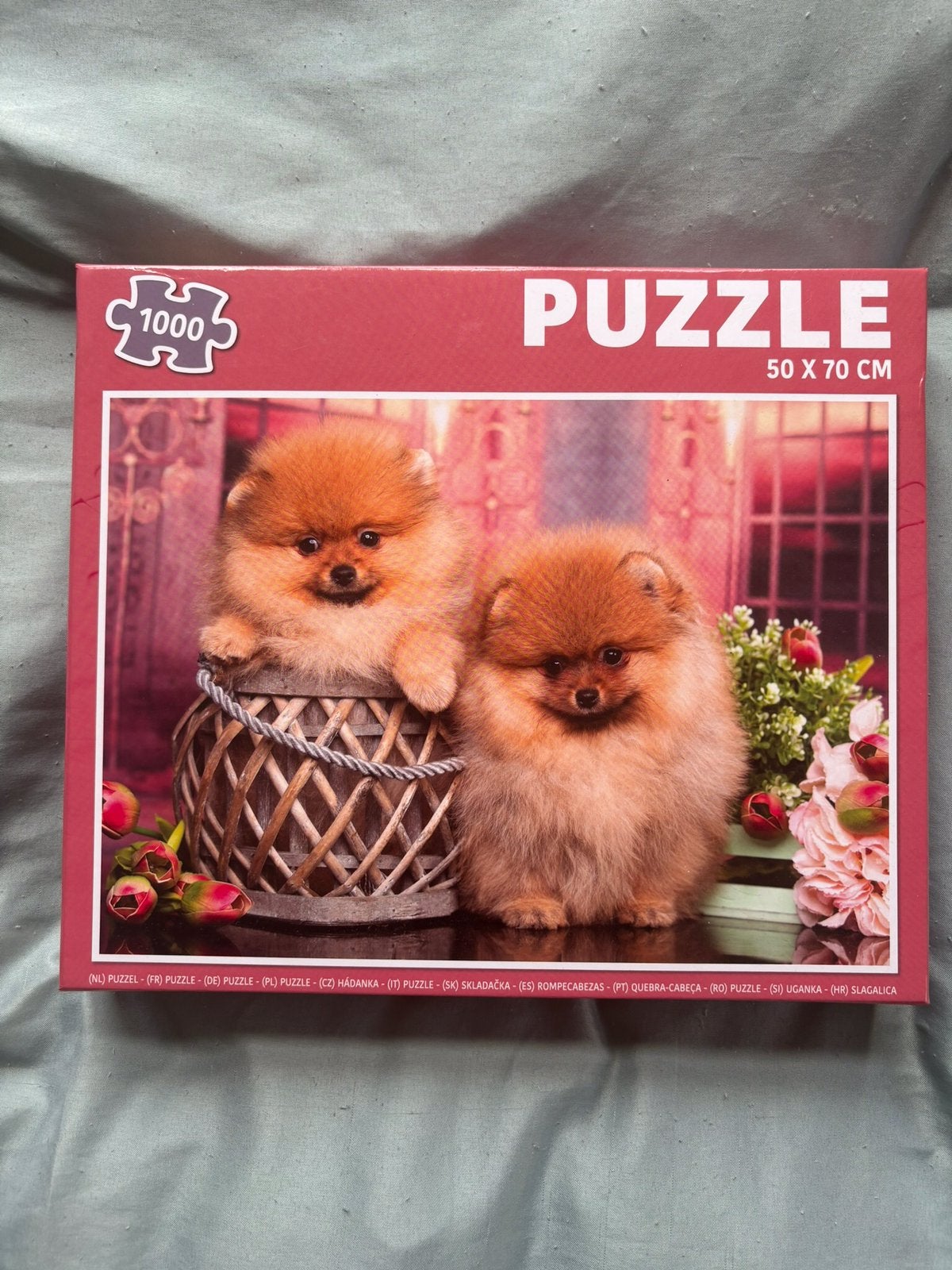 Legpuzzel Puppy’s 1000 stukjes, Ophalen of Verzenden, 500 t/m 1500 stukjes, Zo goed als nieuw, Legpuzzel