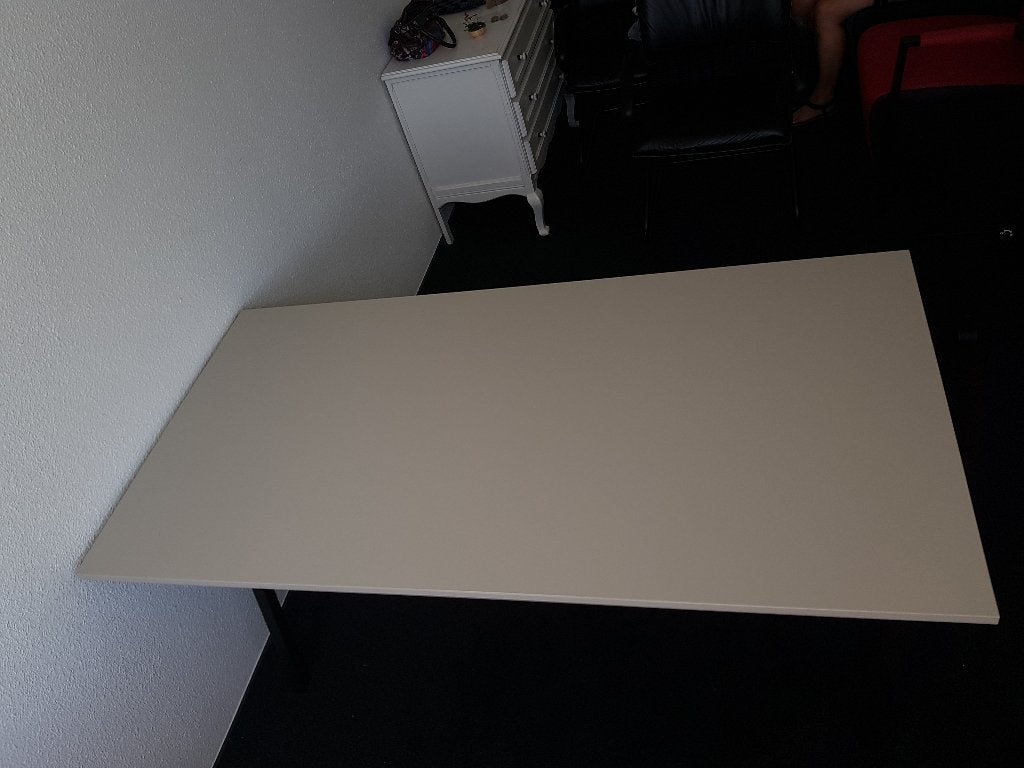Buro, Huis en Inrichting, Ophalen, Demontabel, Gebruikt, Grijs