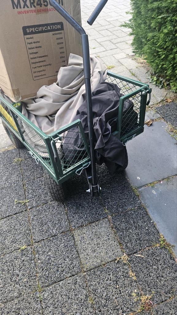 Bolderkar / Tuinkar - Handige transportkar voor tuin en meer, Ophalen, Gebruikt