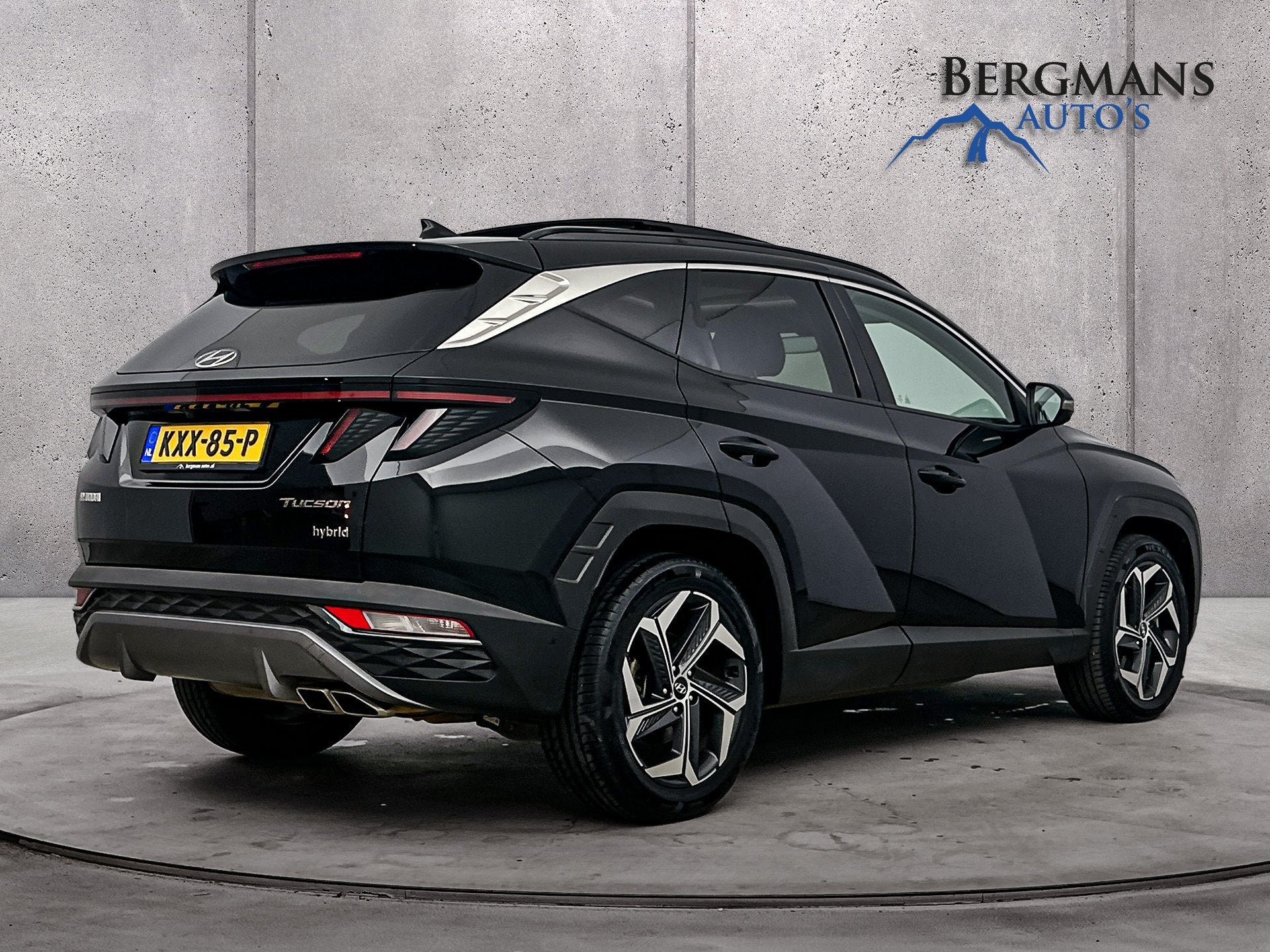 Hyundai Tucson - 1.6 T-GDI HEV Premium Sky // SCHUIFDAK // S, Auto's, Dealer onderhouden, Gebruikt, 1650 kg, Zwart