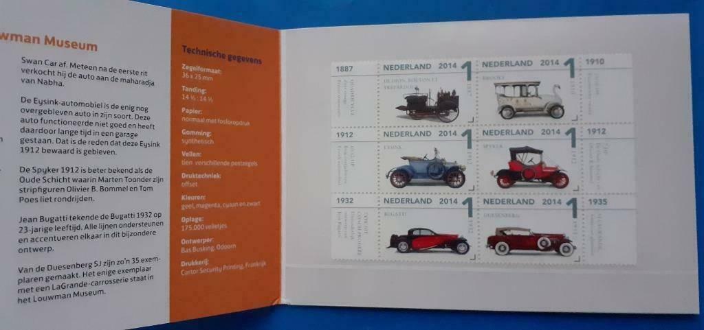 Postzegelmapje 497 A & B - Klassiekers uit het Louman Museum, Verzenden, Na 1940, Postfris
