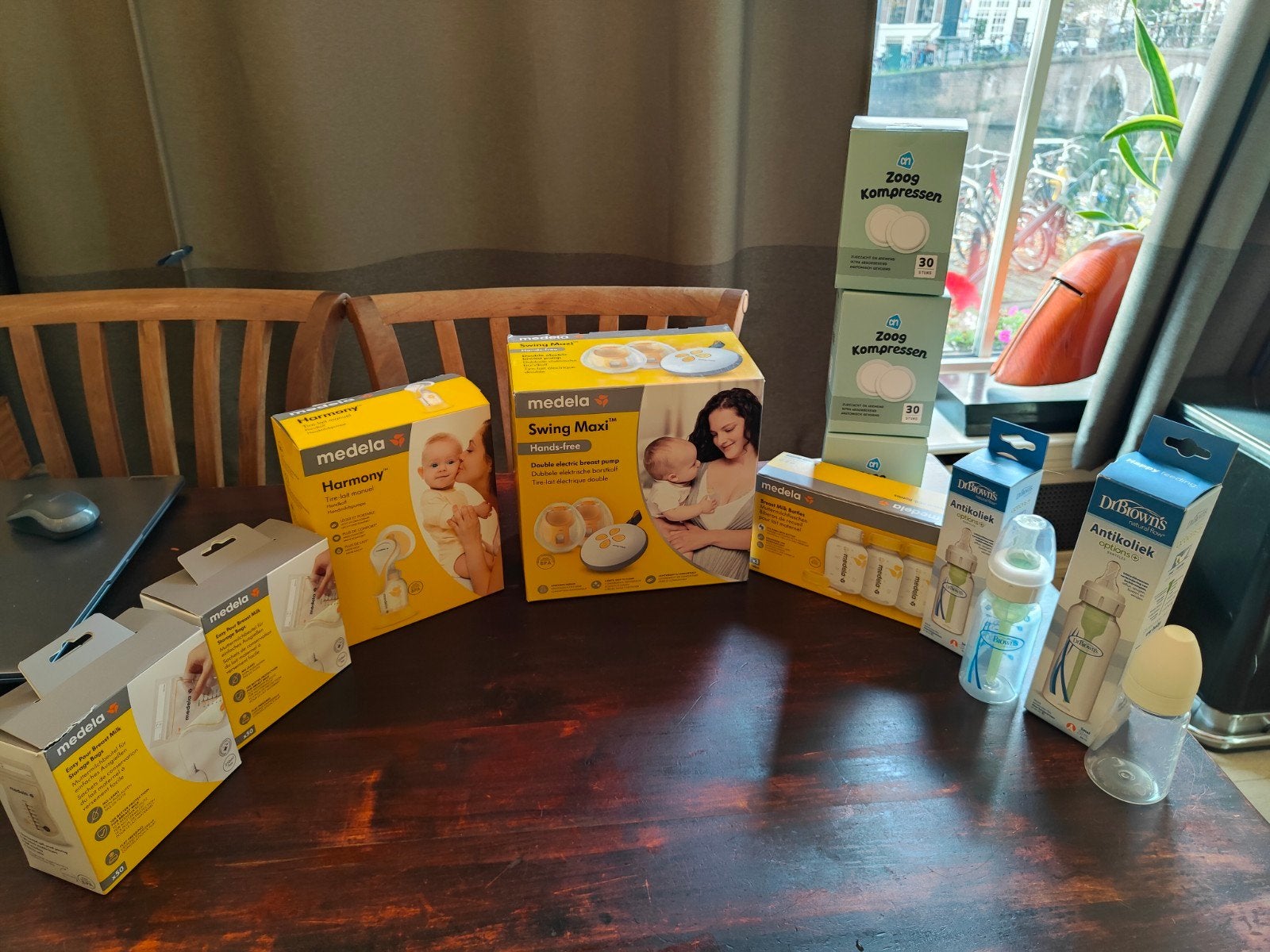 Medela Borstkolf Set: Harmony & Swing Maxi Handsfree, Medela, BPA-vrij, Borstkolf, Ophalen of Verzenden