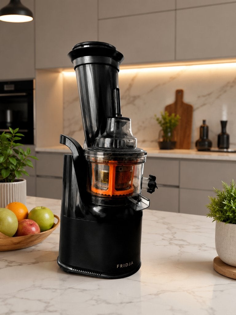 FRIDJA Slow Juicer + Sorbetmaker | Nieuwstaat | Met doos, Witgoed en Apparatuur, Juicers, Zo goed als nieuw, Slowjuicer, Elektrisch