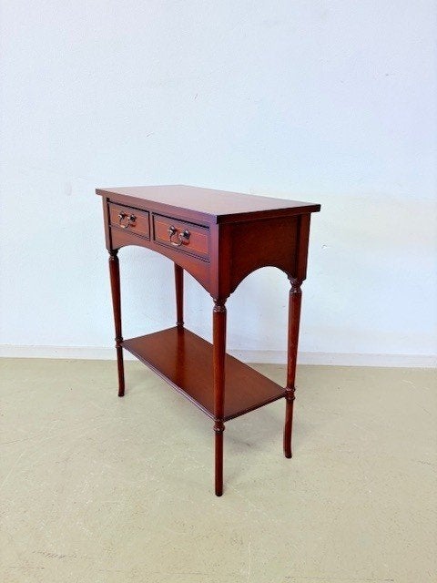 Engelse halltable in mahonie, Ophalen, Gebruikt, 50 tot 100 cm, Engels / Klassiek