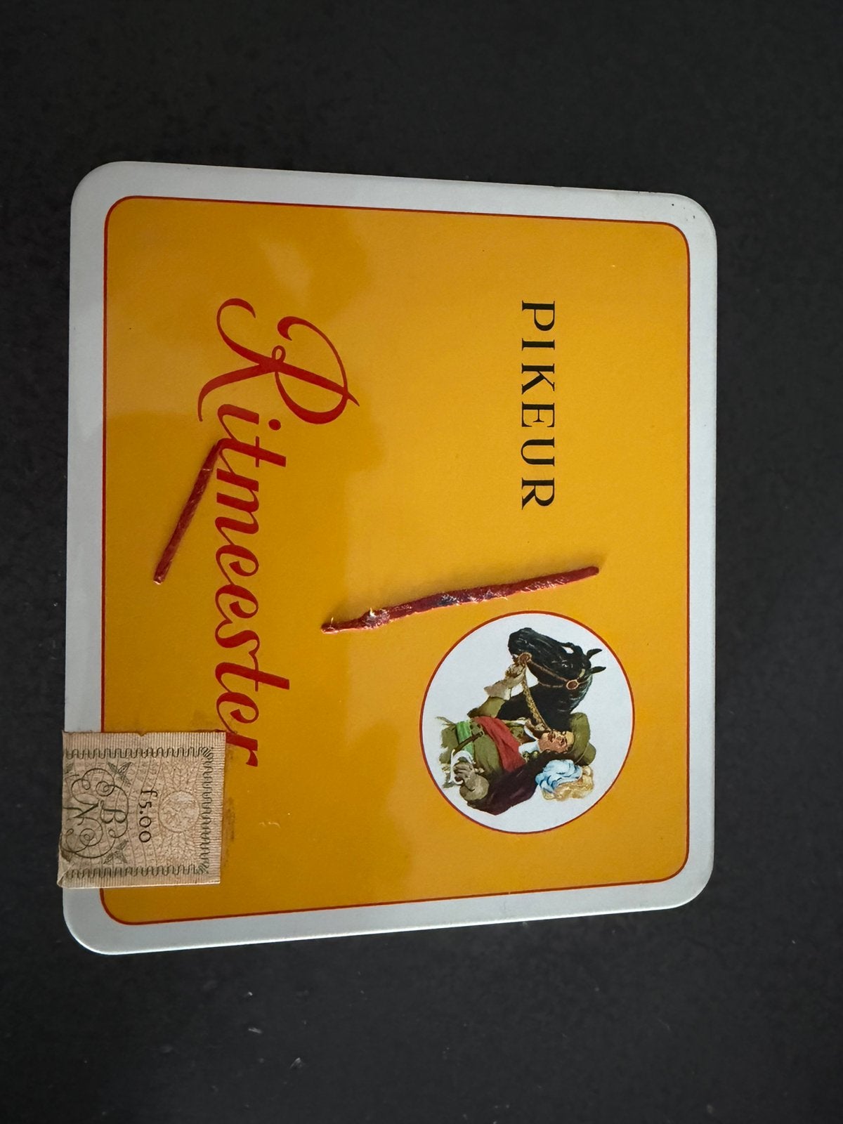 Vintage Ritmeester sugaren blikje., Ophalen of Verzenden, Gebruikt, Overige, Overige merken