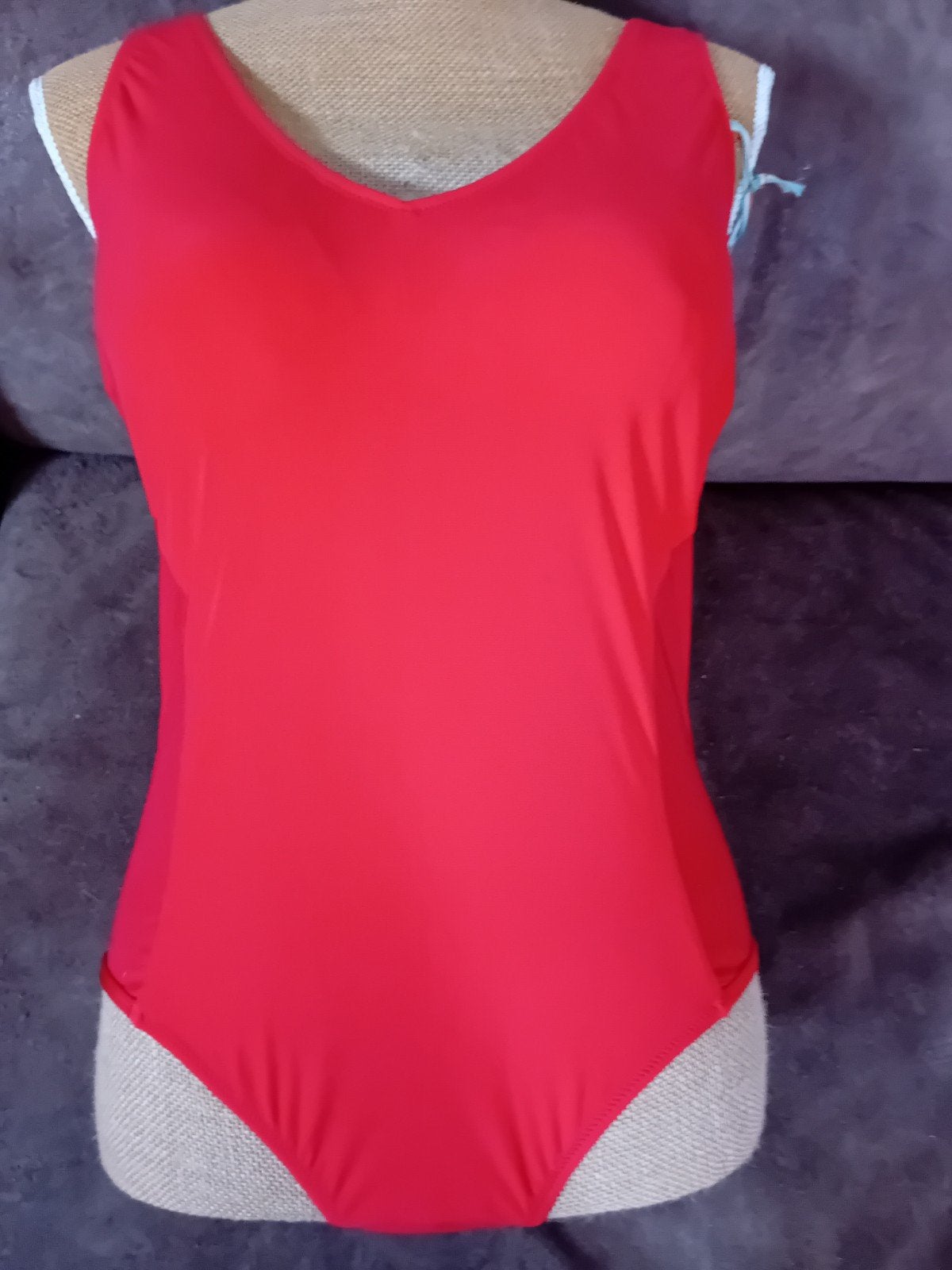 Nieuw rood badpak No Gossip Beachwear met mesh inzetstukken, Verzenden, Nieuw, Badpak, No gossip