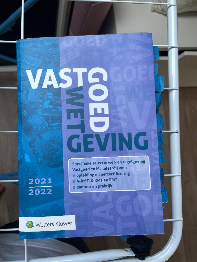 Vastgoedwetgeving 2021-2022, HBO, Wolters Kluwer, Beta, Ophalen