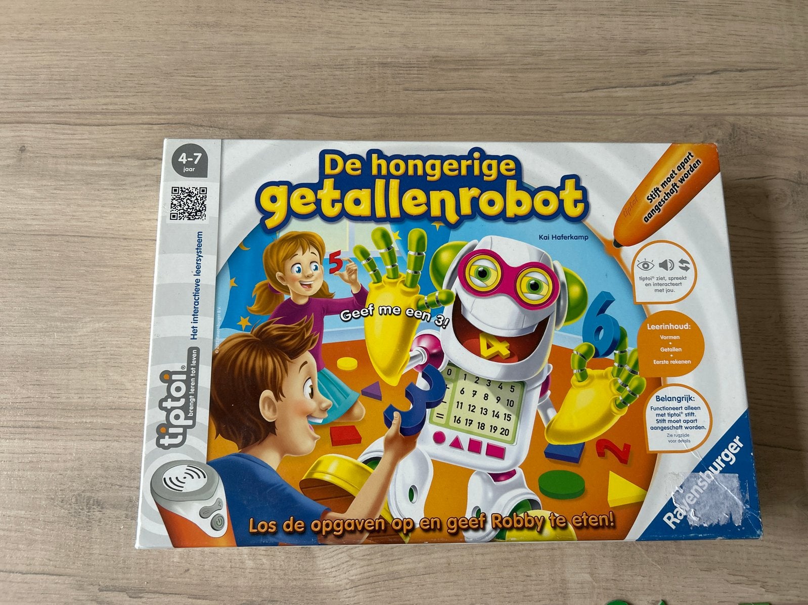 Tiptoi De hongerige getallenrobot (zonder stift), Kinderen en Baby's, Ophalen of Verzenden, Zo goed als nieuw, Rekenen