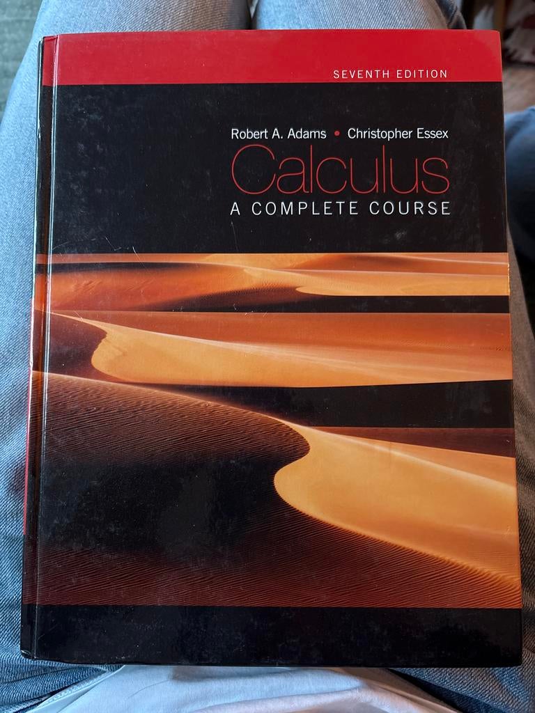 Calculus: A Complete Course - Zevende Editie, Ophalen of Verzenden, Beta, Zo goed als nieuw, HBO