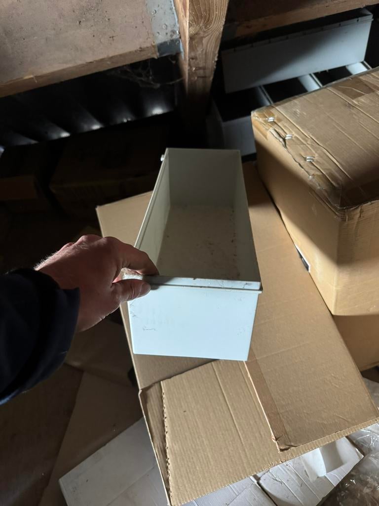 Gereedschaps bakken kunsstof, Doe-het-zelf en Verbouw, Kratten en Dozen, Ophalen, W, Minder dan 35 cm, Minder dan 50 cm