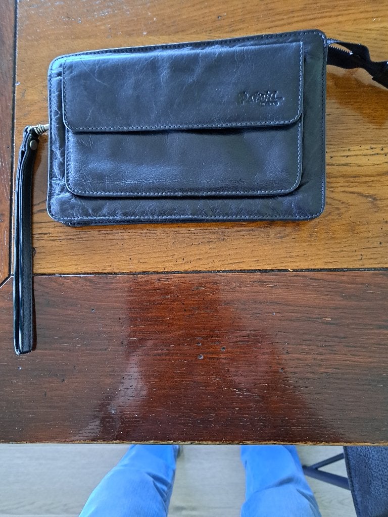 Handtas Heren, Ophalen, Zo goed als nieuw, Zwart, Handtas