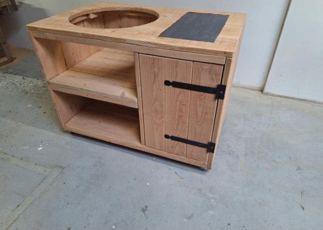 Buitenkeuken douglas Kamado Boretti Green Egg, Ophalen of Verzenden