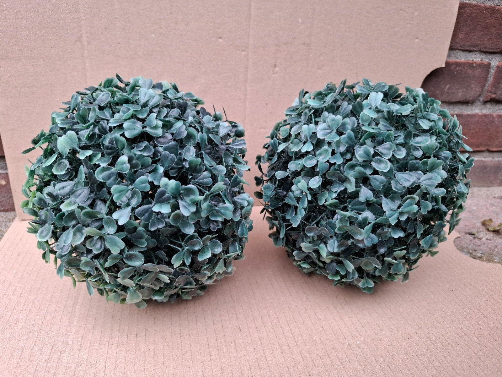 2 decoratie deco plant groen, Ophalen, Nieuw