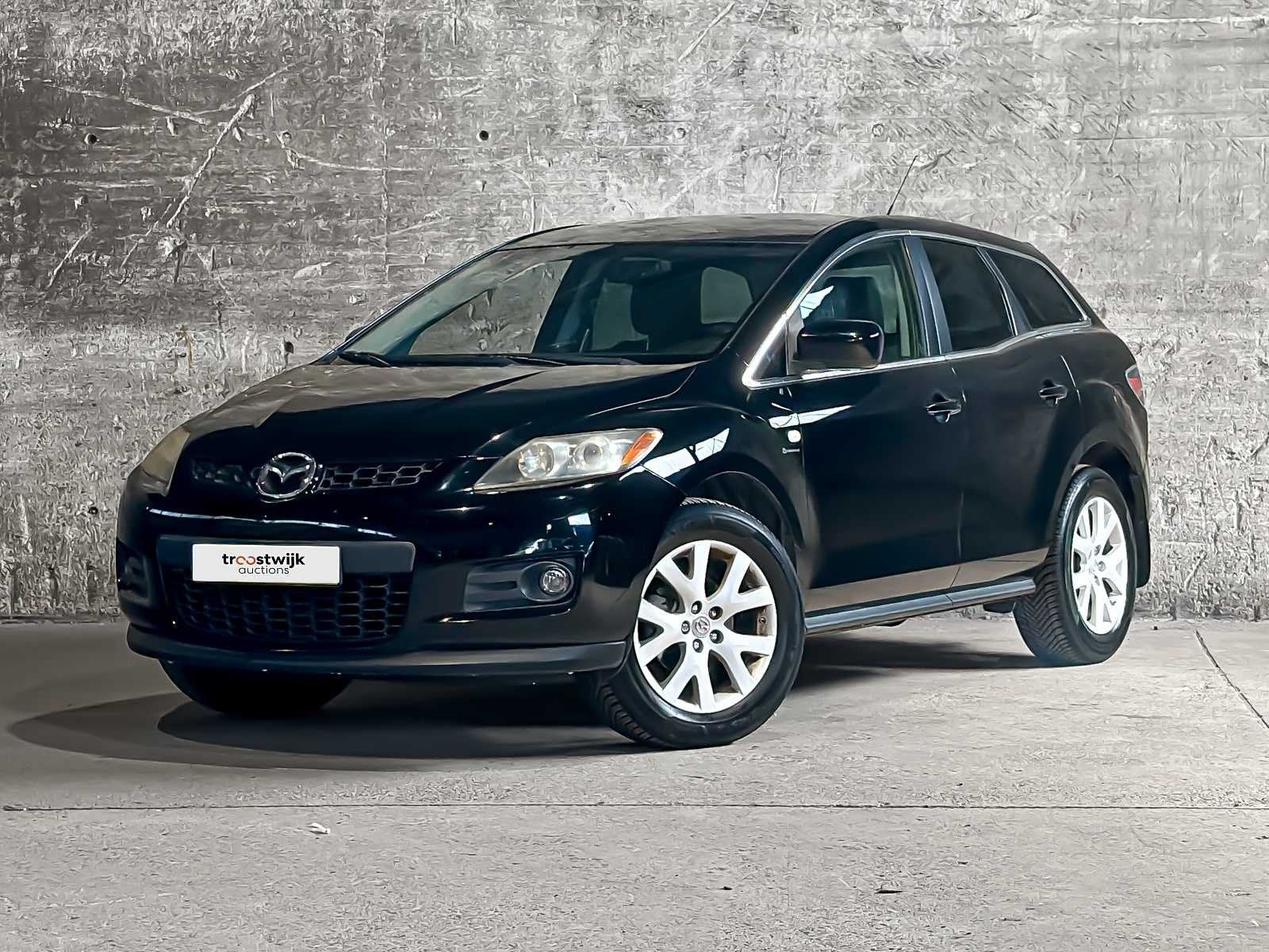 Mazda CX-7 2.3 GT-L 260pk 2009, 86-PLD-9, Auto's, 1450 kg, Gebruikt, 1670 kg, Zwart