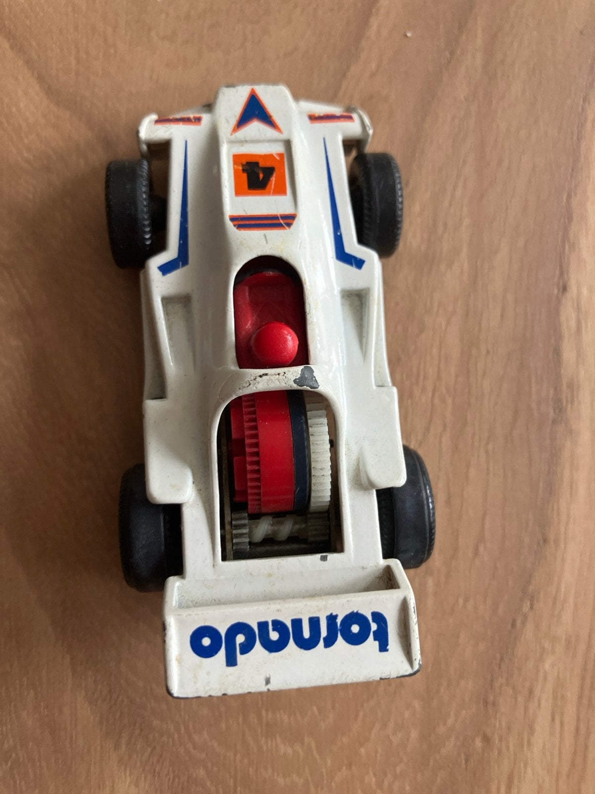 Vintage Tornado raceauto - Made in W. Germany, Ophalen of Verzenden, Gebruikt