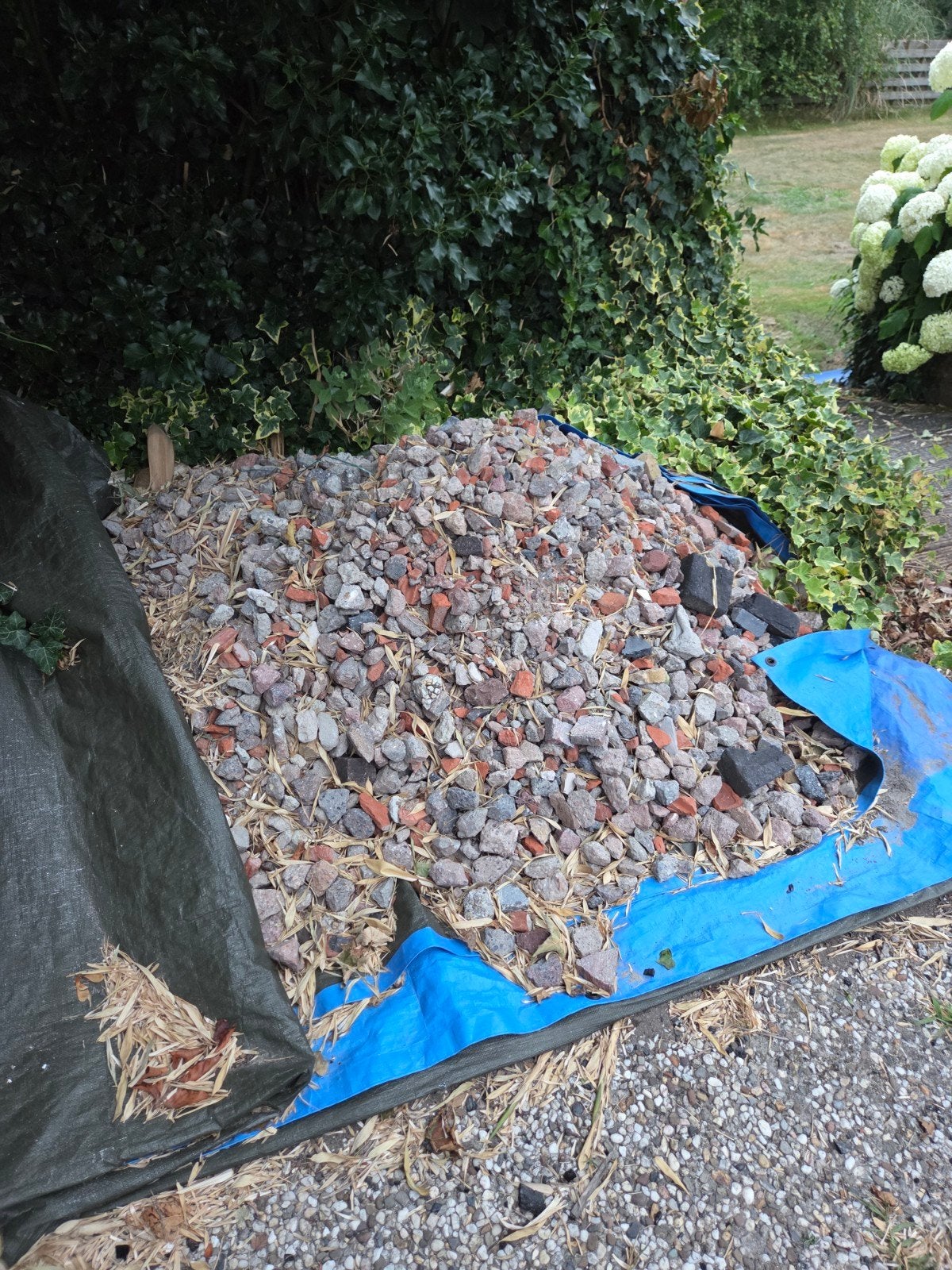 Gratis puin af te halen (aanhanger vol), Ophalen, Gebruikt