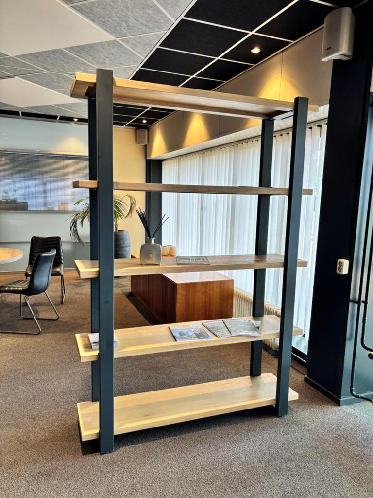 Wandmeubel / divider eiken, Ophalen, Zo goed als nieuw