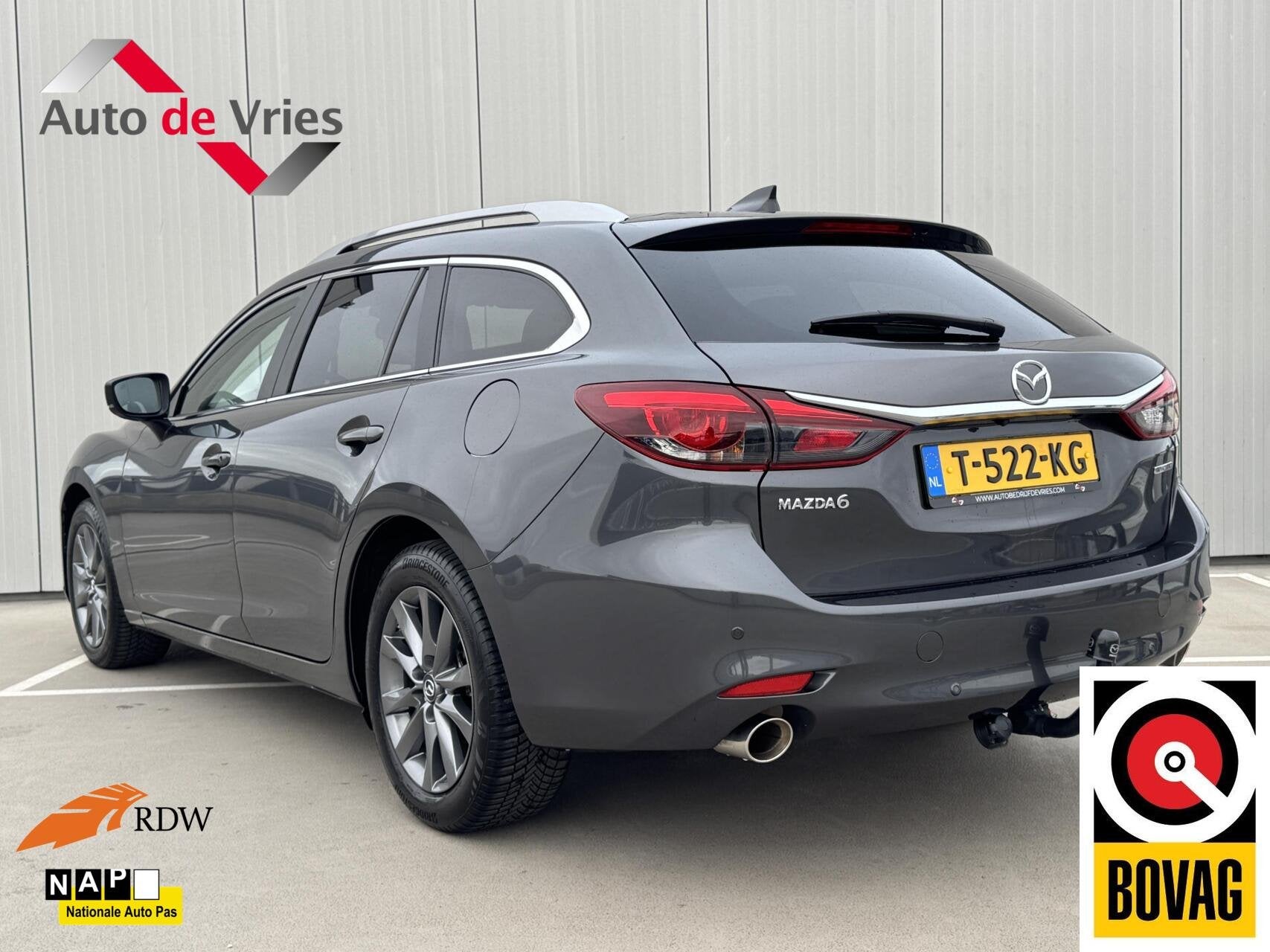 Mazda 6 Sportbreak 2.0 SkyActiv-G 165 Centre-Line|Trekhaak, Auto's, 1998 cc, Stof, 4 cilinders, Met garantie (alle)