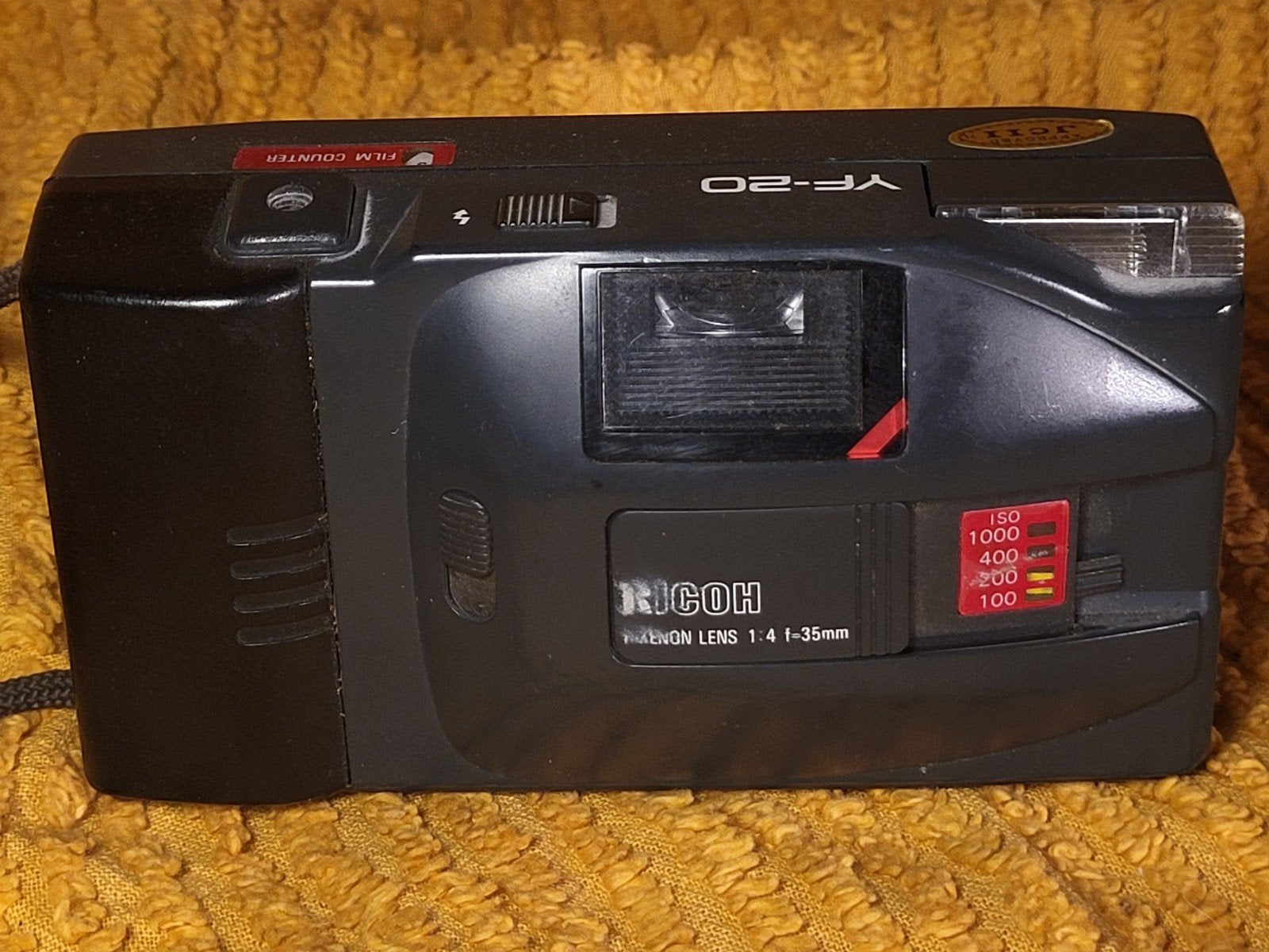 Ricoh YF-20 Compact Camera - Vintage Analoge Fotografie, Ophalen of Verzenden, Gebruikt, Compact, Overige Merken