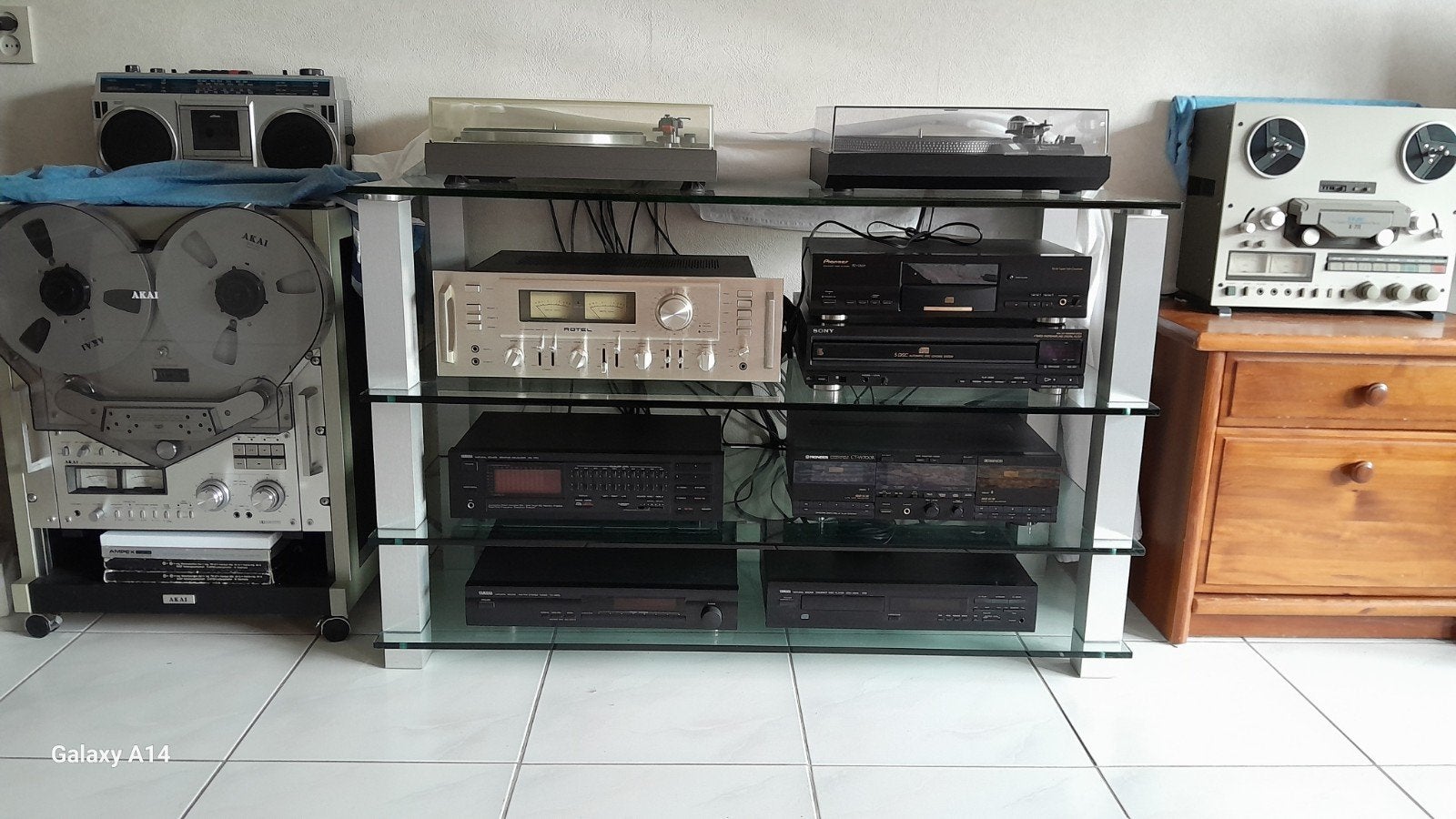 Yamaha TX-480L AM/FM Stereo Tuner, Audio, Tv en Foto, Ophalen of Verzenden, Gebruikt, Analoog