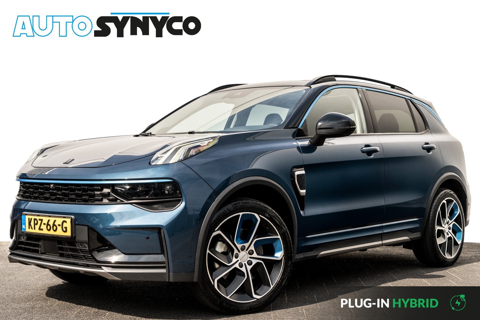 Lynk & Co 01 1.5 Plug-in Hybrid 262 Pk I Panoramadak I 75 km, Auto's, Stof, Met garantie (alle), Blauw, Bedrijf