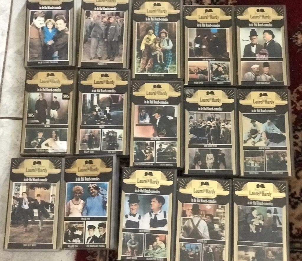 Video banden serie laurel & hardy, Alle leeftijden, Ophalen of Verzenden, Gebruikt, Overige genres
