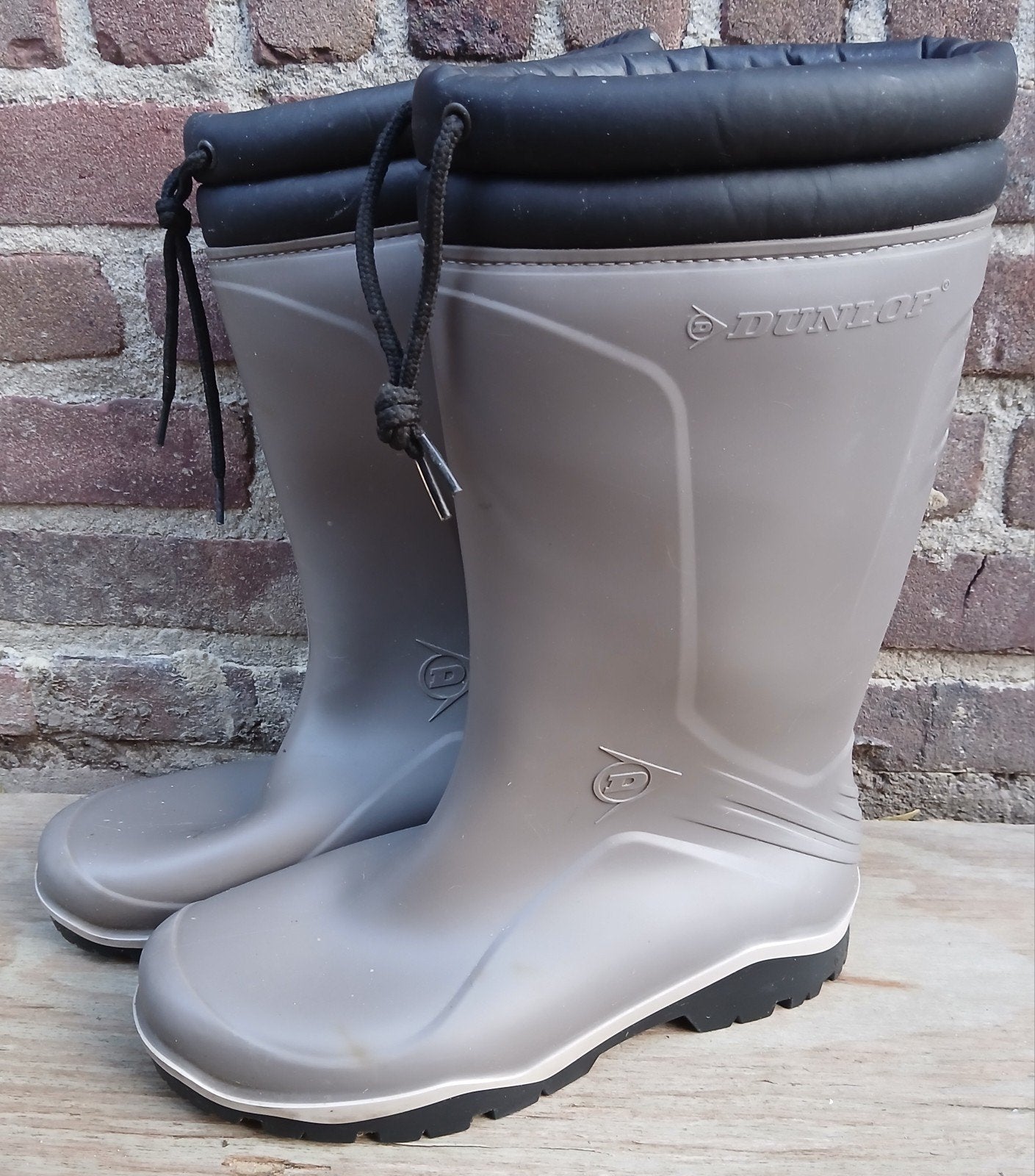 Dunlop regenlaarzen gevoerd.- 42 - Warm. Zo goed als nieuw, Kleding | Heren, Overige kleuren, Ophalen of Verzenden, Dunlop, Regenlaarzen