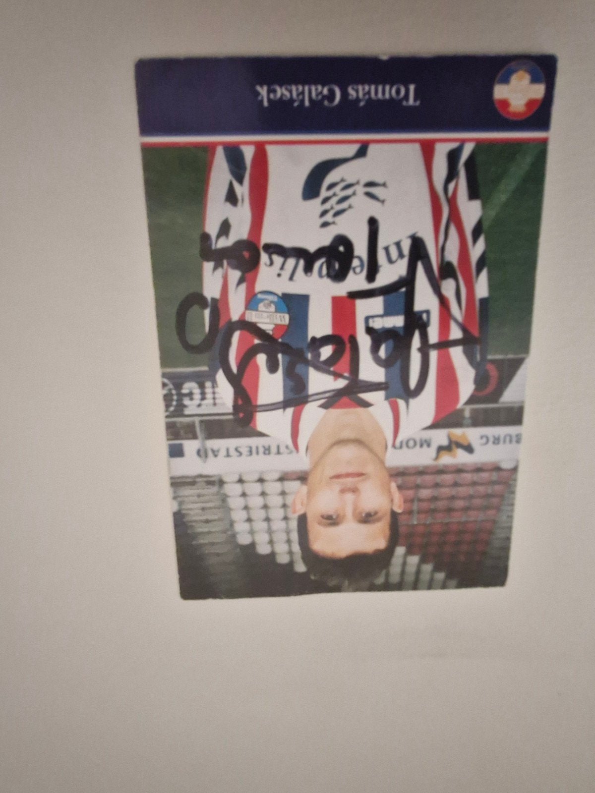 Gesigneerde kaart Tomas Galasek ,Willem II selectie 2008-200, Ophalen of Verzenden