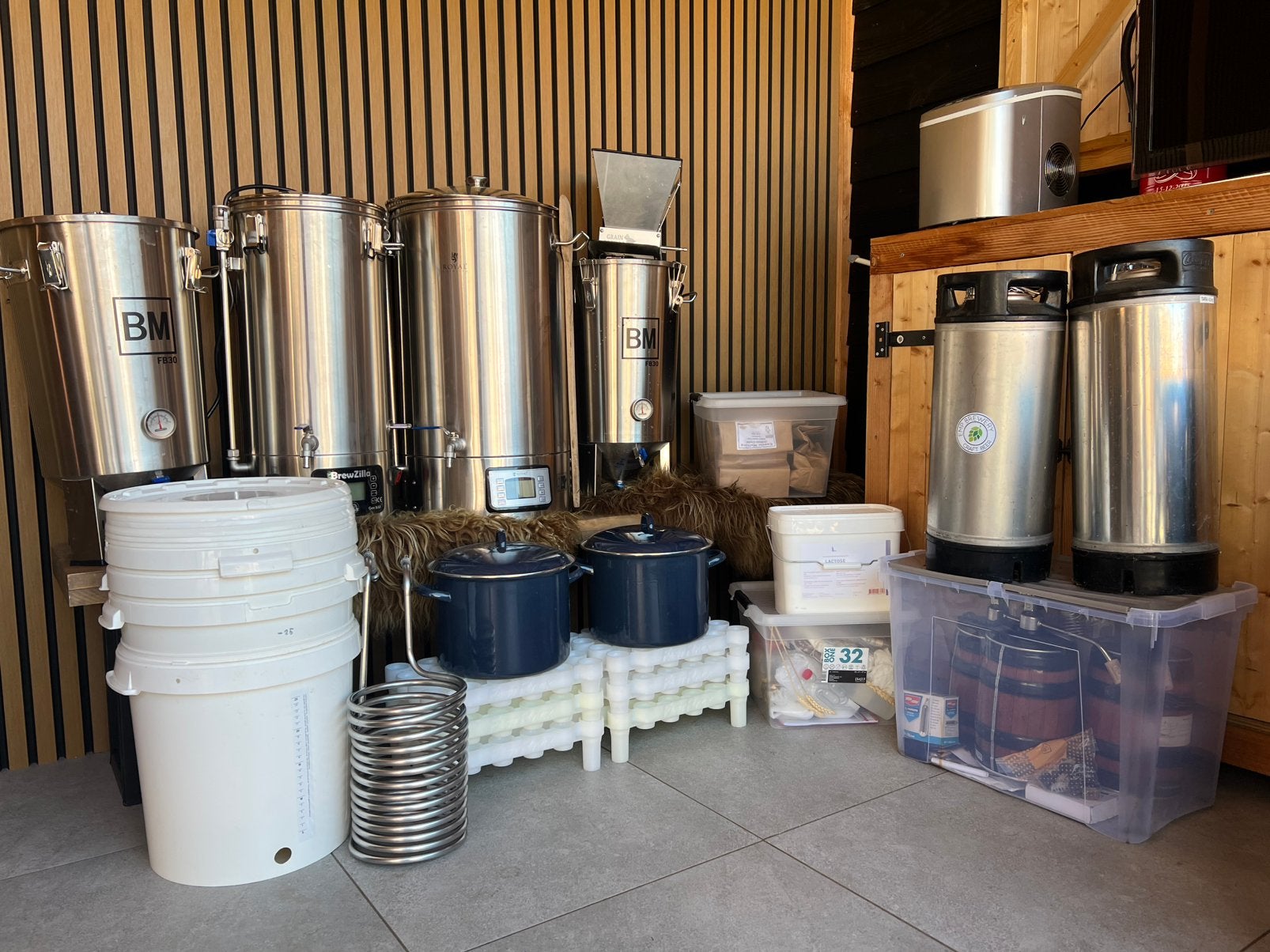 Hobbybrouwerij ter overname!, Ophalen