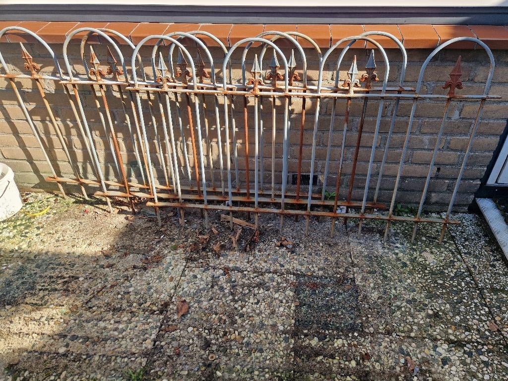 Metalen tuinhekjes  en toebehoren, Tuin en Terras, Ophalen of Verzenden, Gebruikt, IJzer, Sierhekwerk