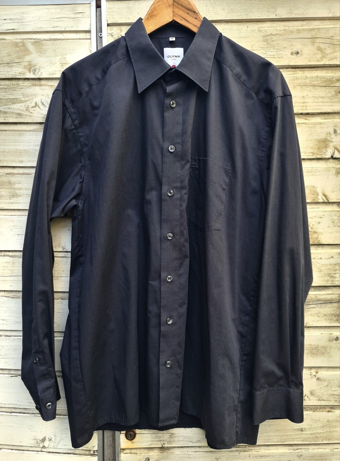 Olymp overhemd zwart maat 42 nieuwstaat, Kleding | Heren, Overhemden, Ophalen of Verzenden, Zo goed als nieuw, Zwart, Halswijdte 41/42 (L)