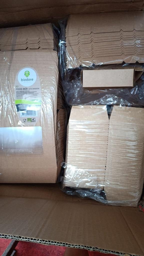 Maaltijdbak / food box / voedsel box met raampje, Diversen, Ophalen