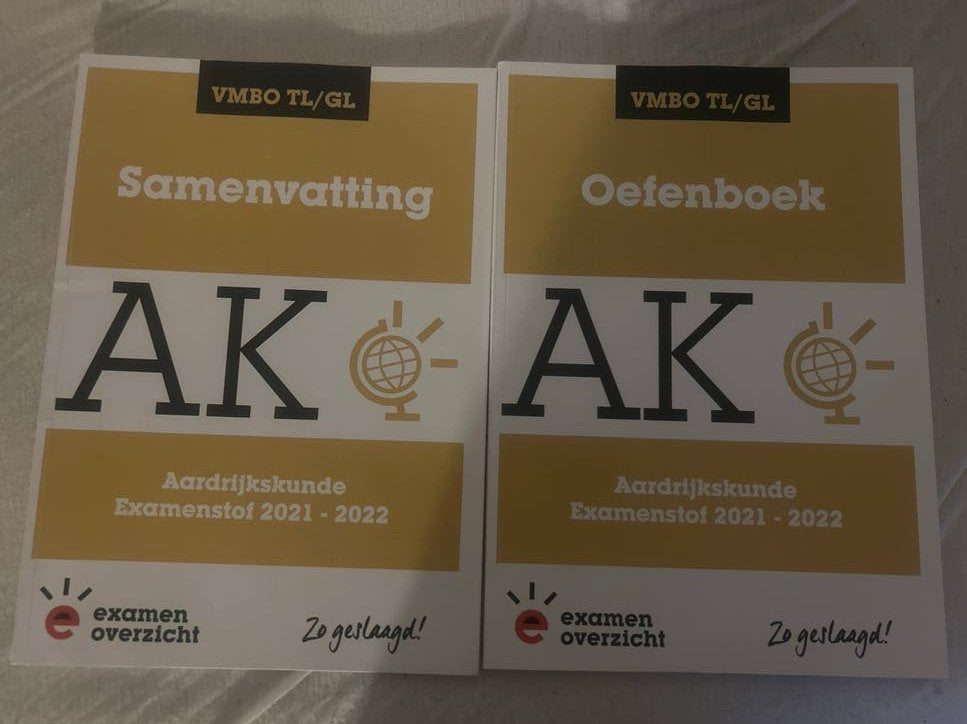 ExamenOverzicht Aardrijkskunde vmbo TL/GL (Samenvatting & Oe, Ophalen of Verzenden, Nieuw, VMBO, Aardrijkskunde