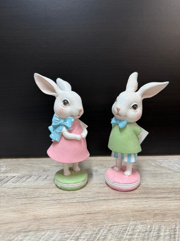 Goodwill M&G beeldjes konijnen macarons 15,5cm, Ophalen of Verzenden, Nieuw